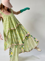 Volant Slip Dress