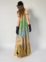 Maxi robe hippie sans manches