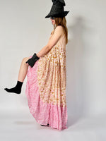 Sleeveless Maxi Hippy Dress in Splash print