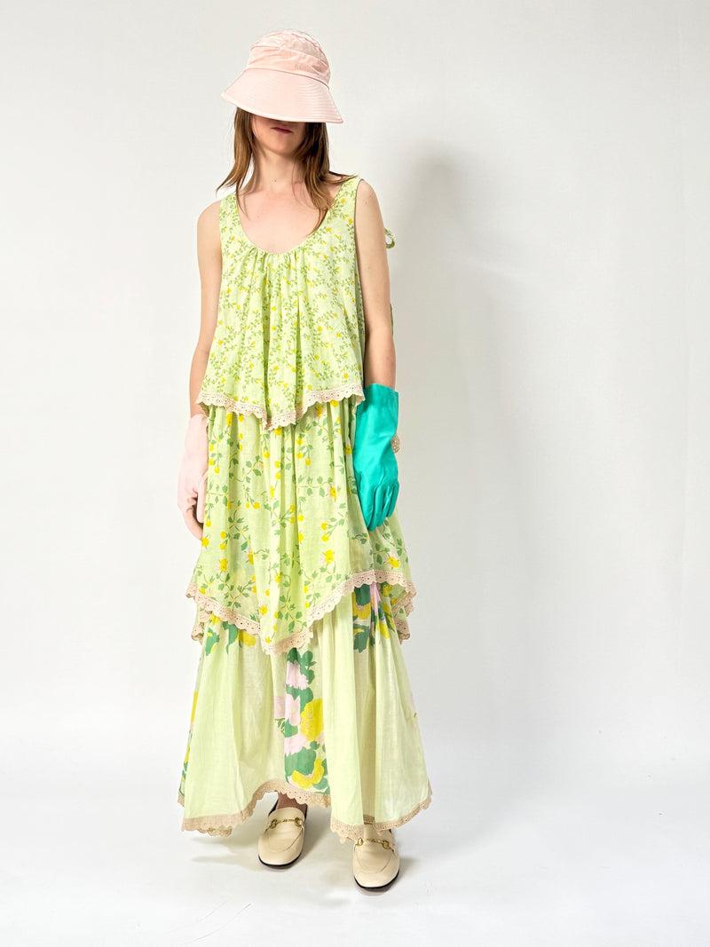 Volant Slip Dress
