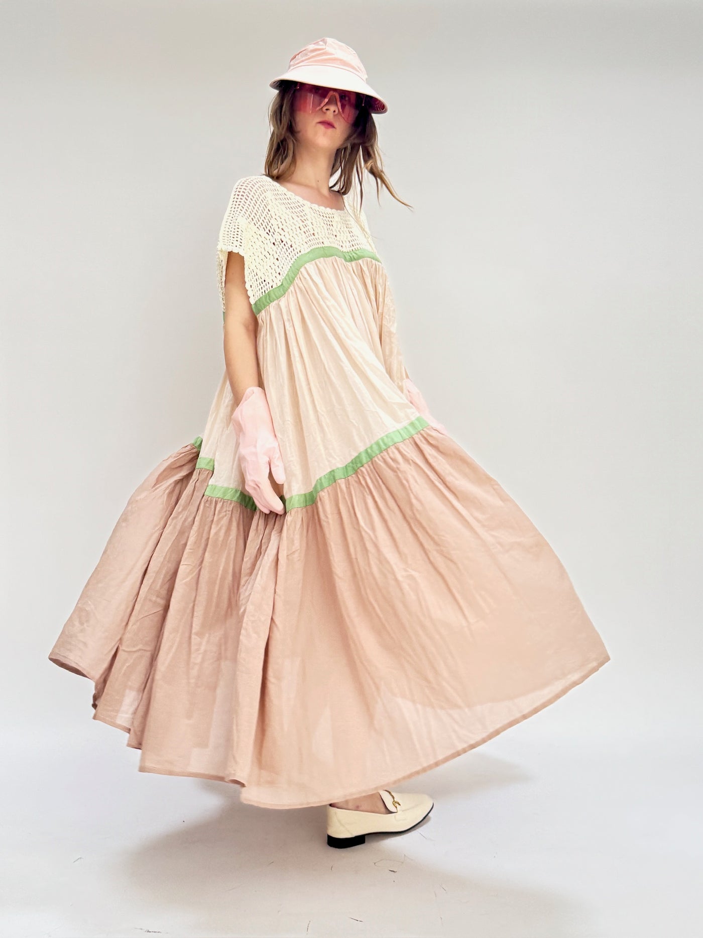 Wind Dress Long Crochet