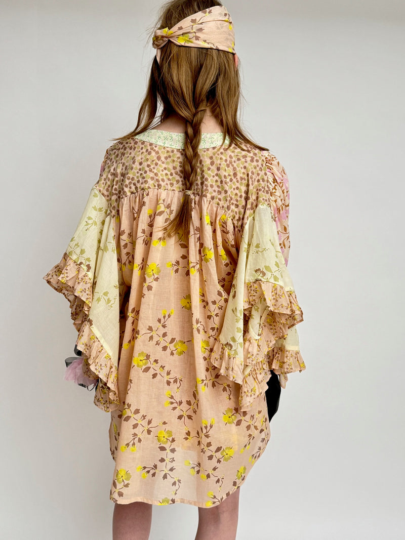 Blouse papillon à ailes de chauve-souris