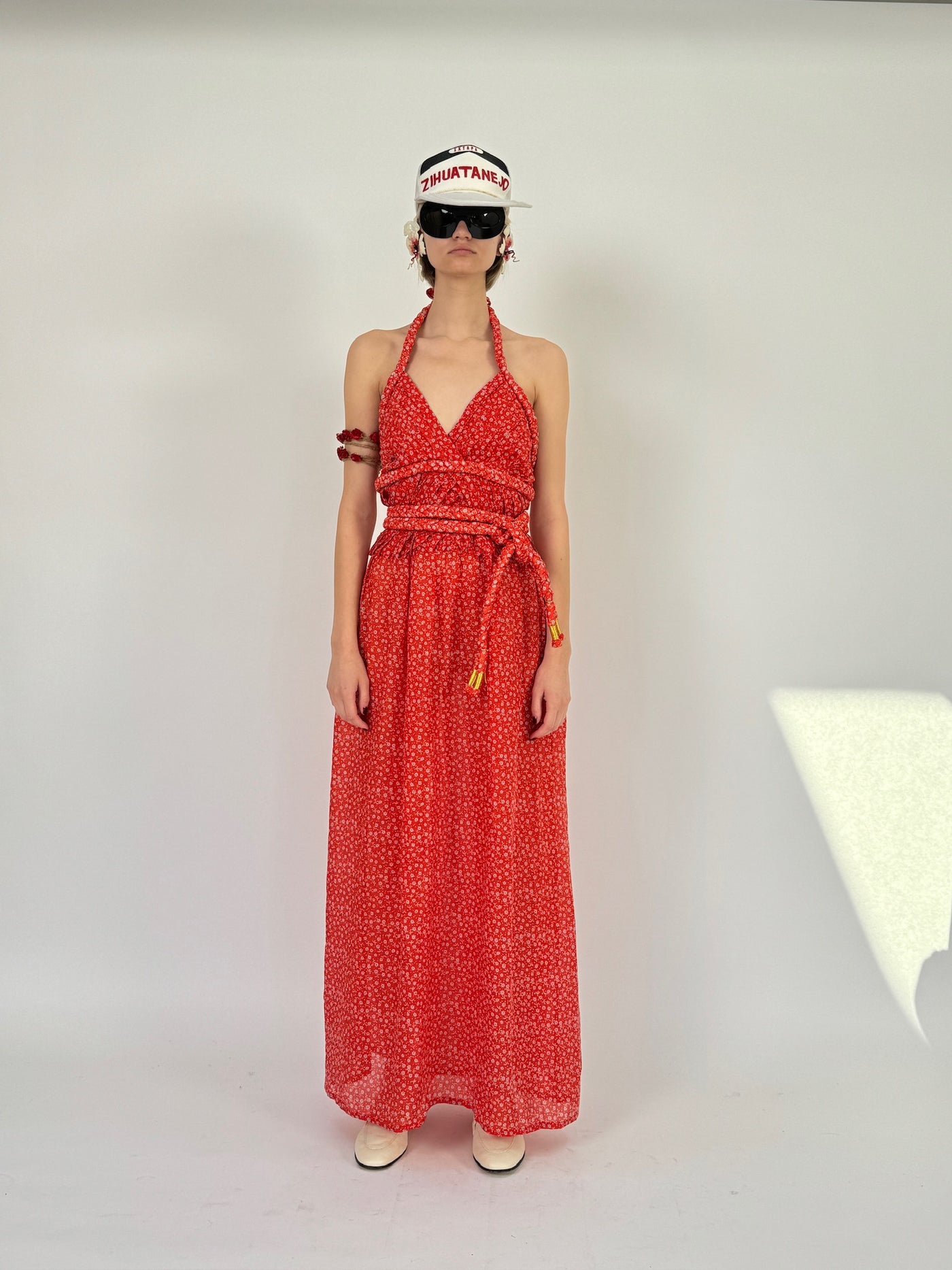 Braid Halterneck Dress
