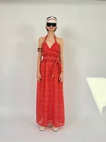 Braid Halterneck Dress