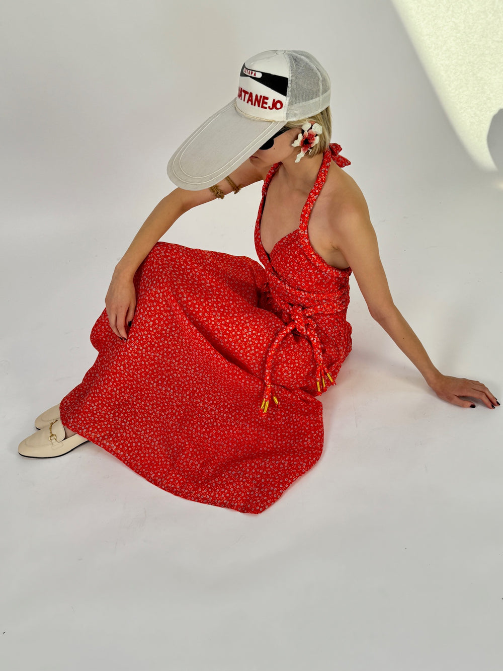 Braid Halterneck Dress