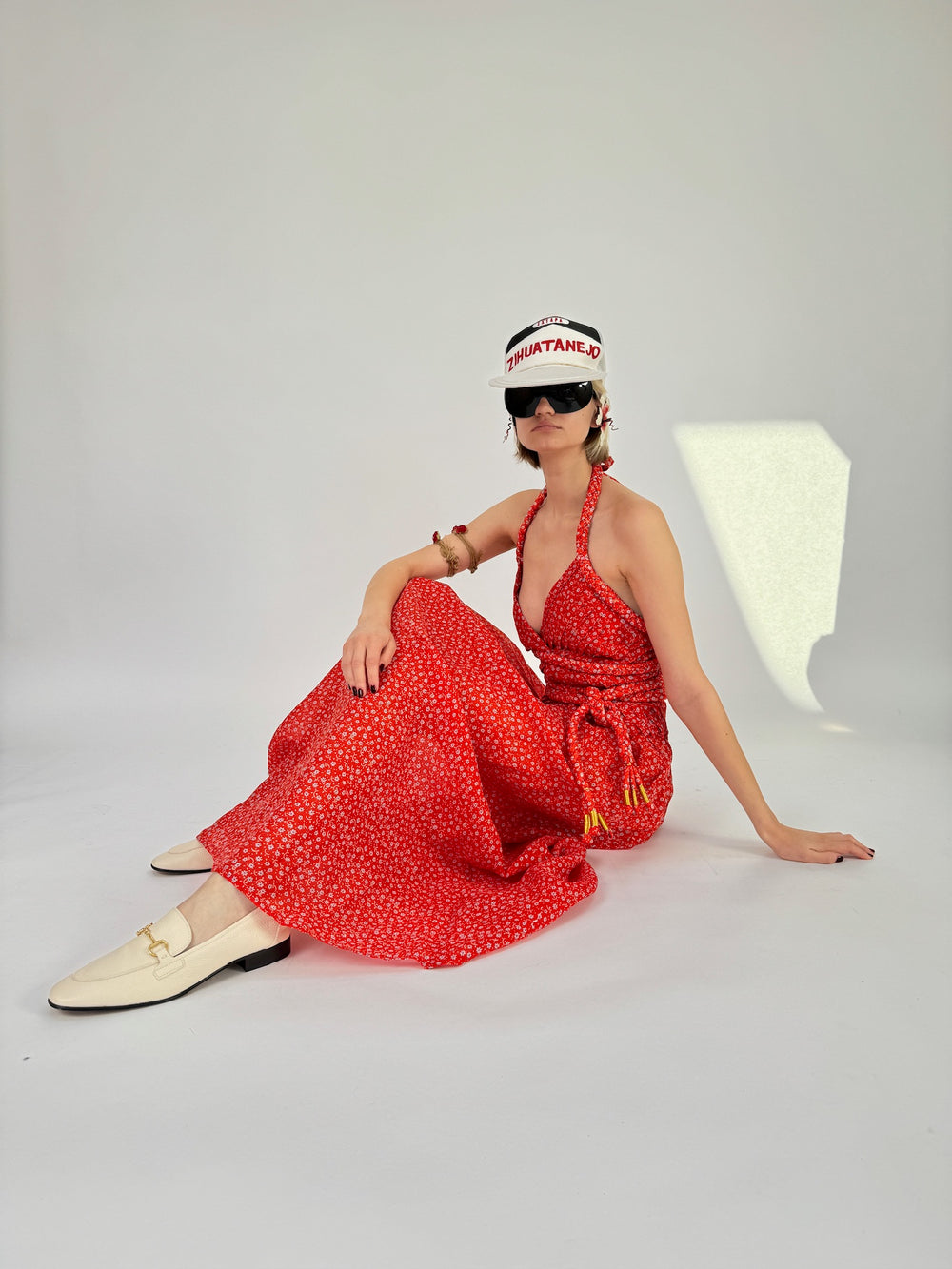 Braid Halterneck Dress