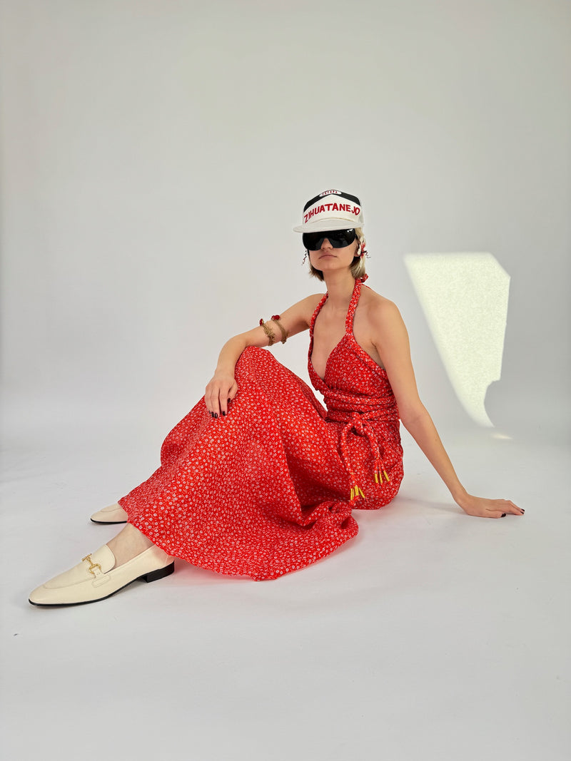 Braid Halterneck Dress