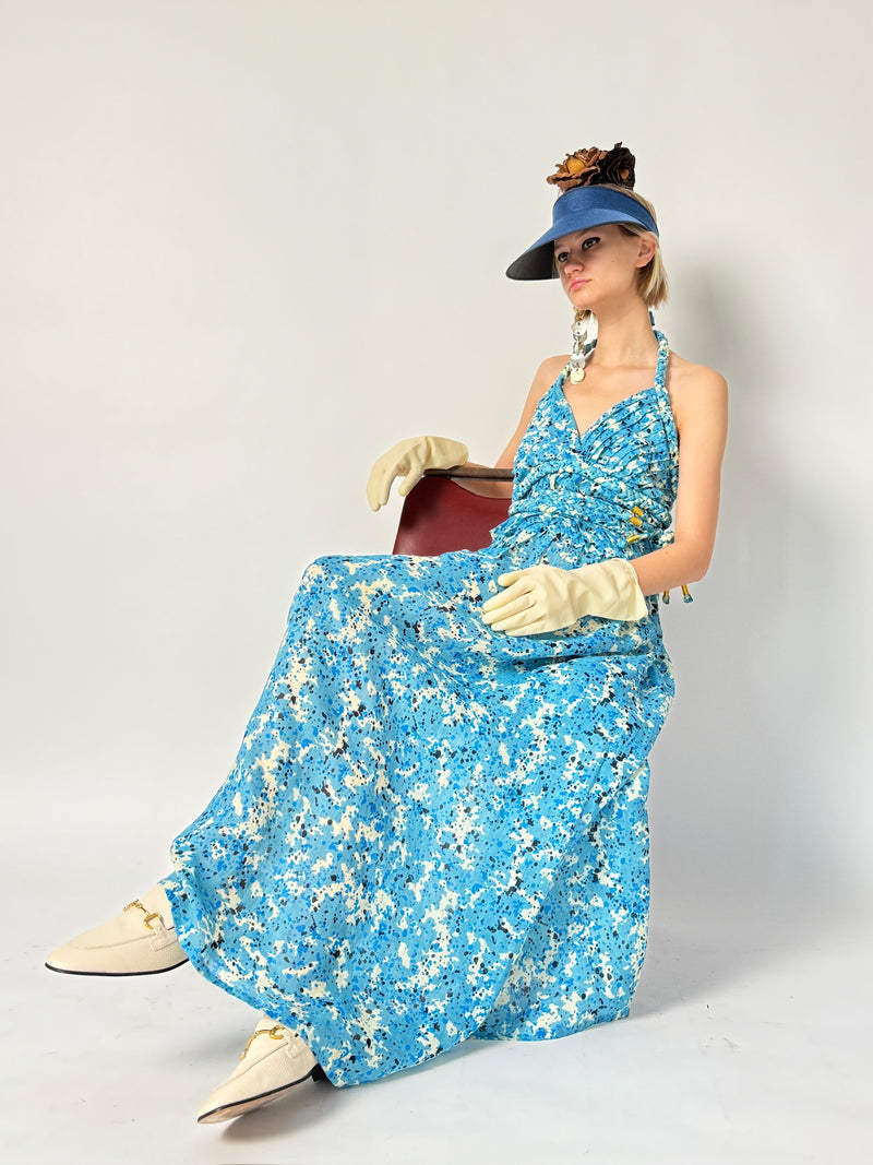 Braid Halterneck Dress