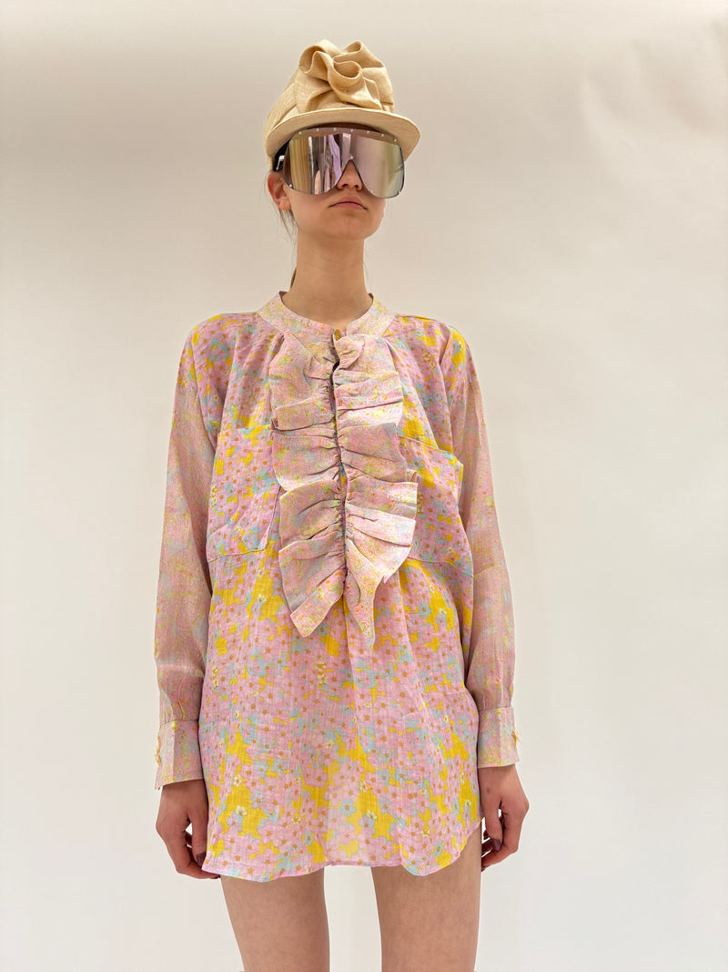 Chemise à volants