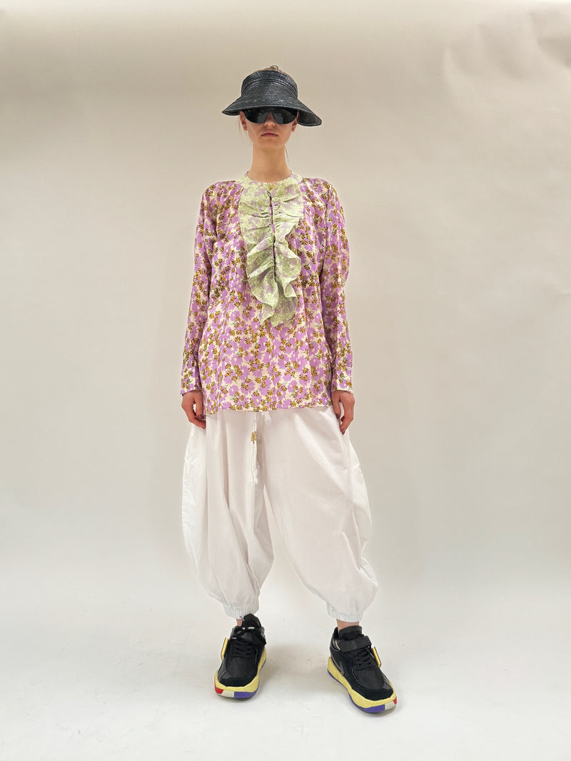 Chemise à volants