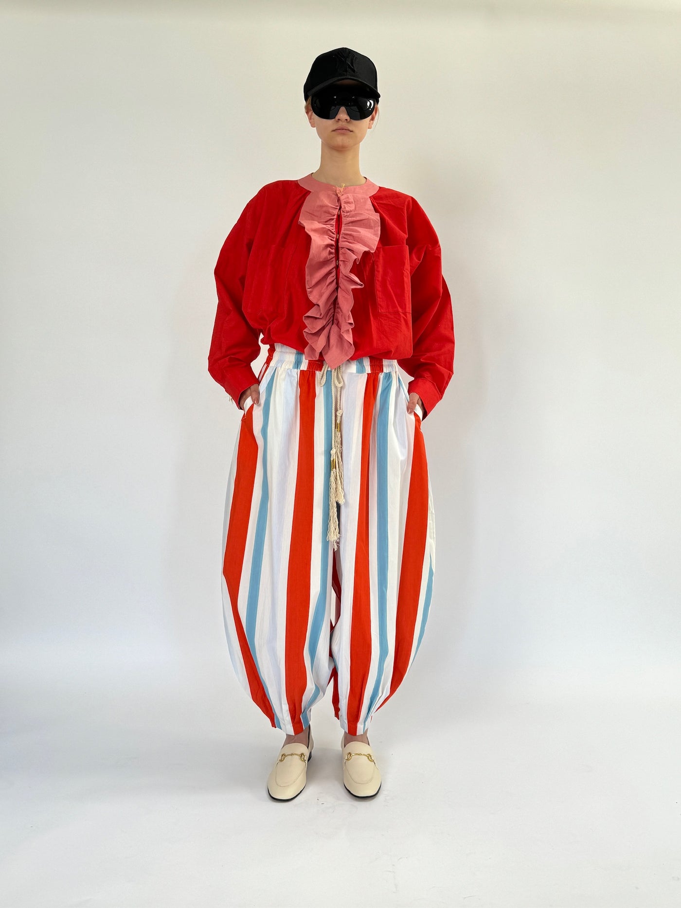 Chemise à volants