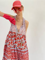 Maxi robe hippie sans manches