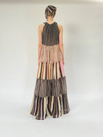 Maxi robe hippie sans manches