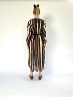 Robe longue à volants
