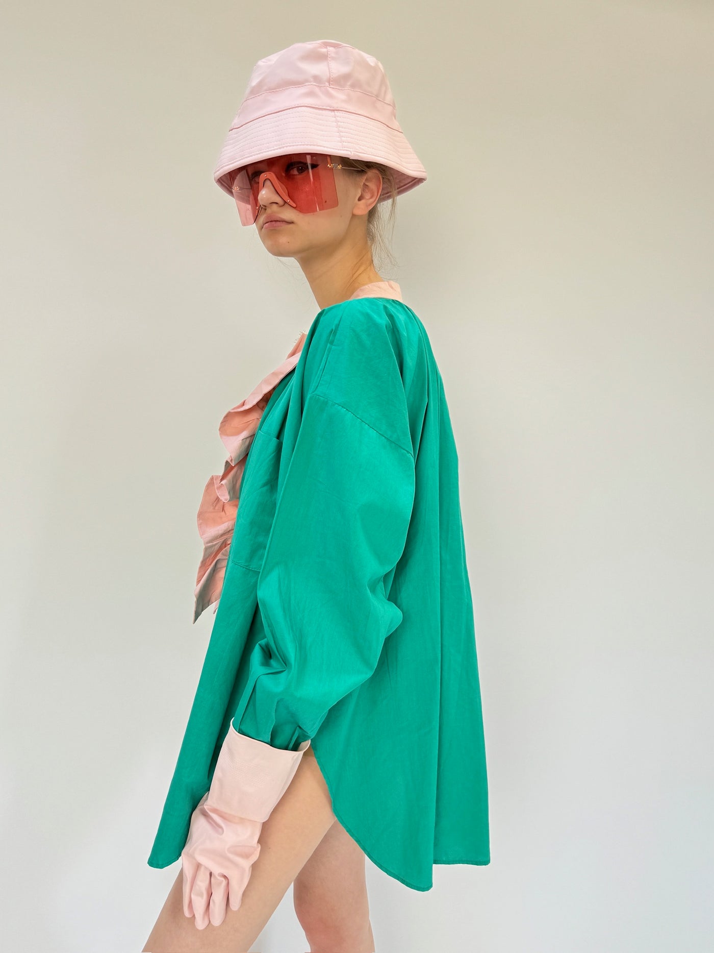 Chemise à volants