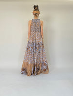 Maxi robe hippie sans manches