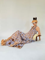 Maxi robe hippie sans manches