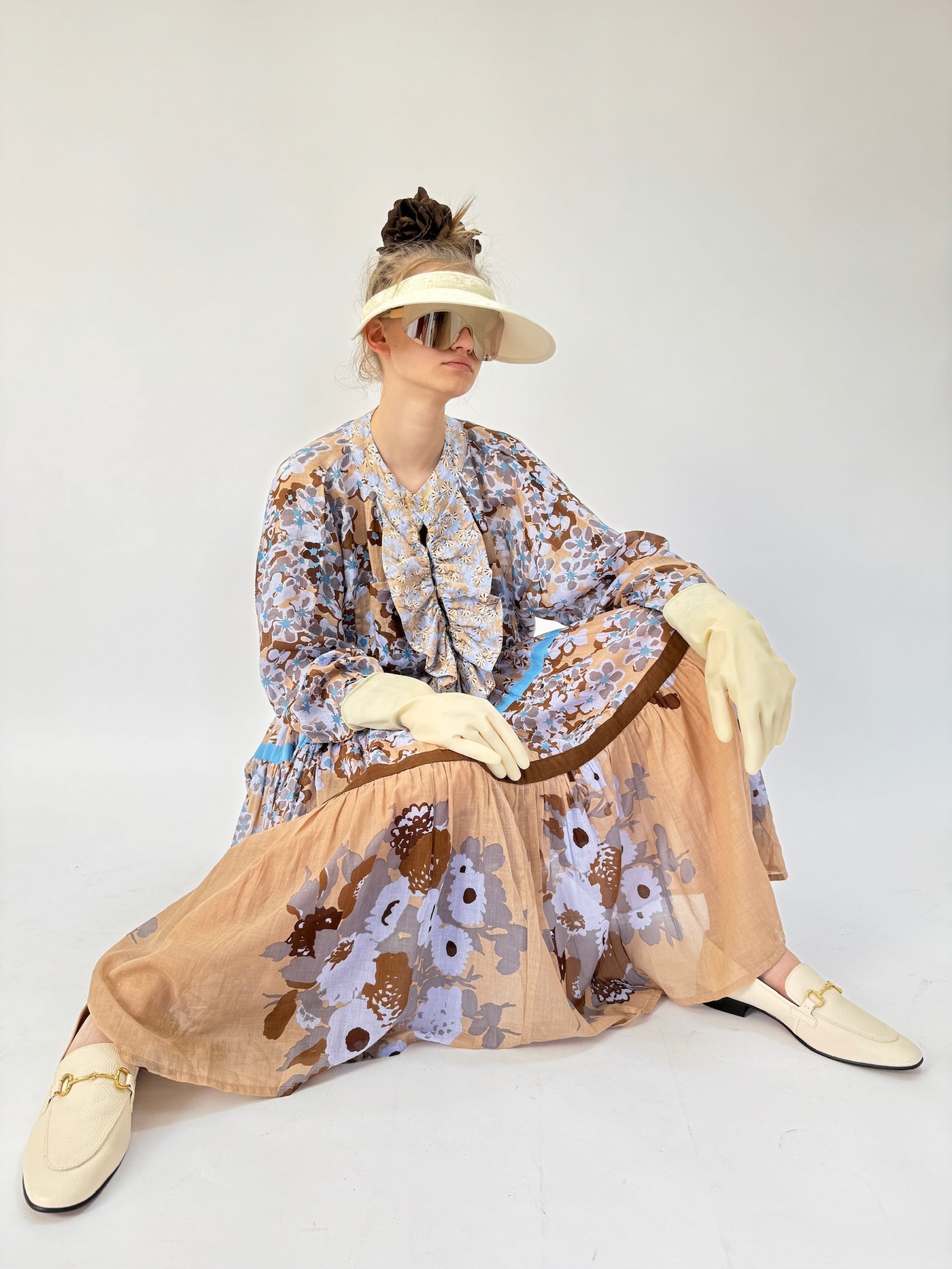 Chemise à volants