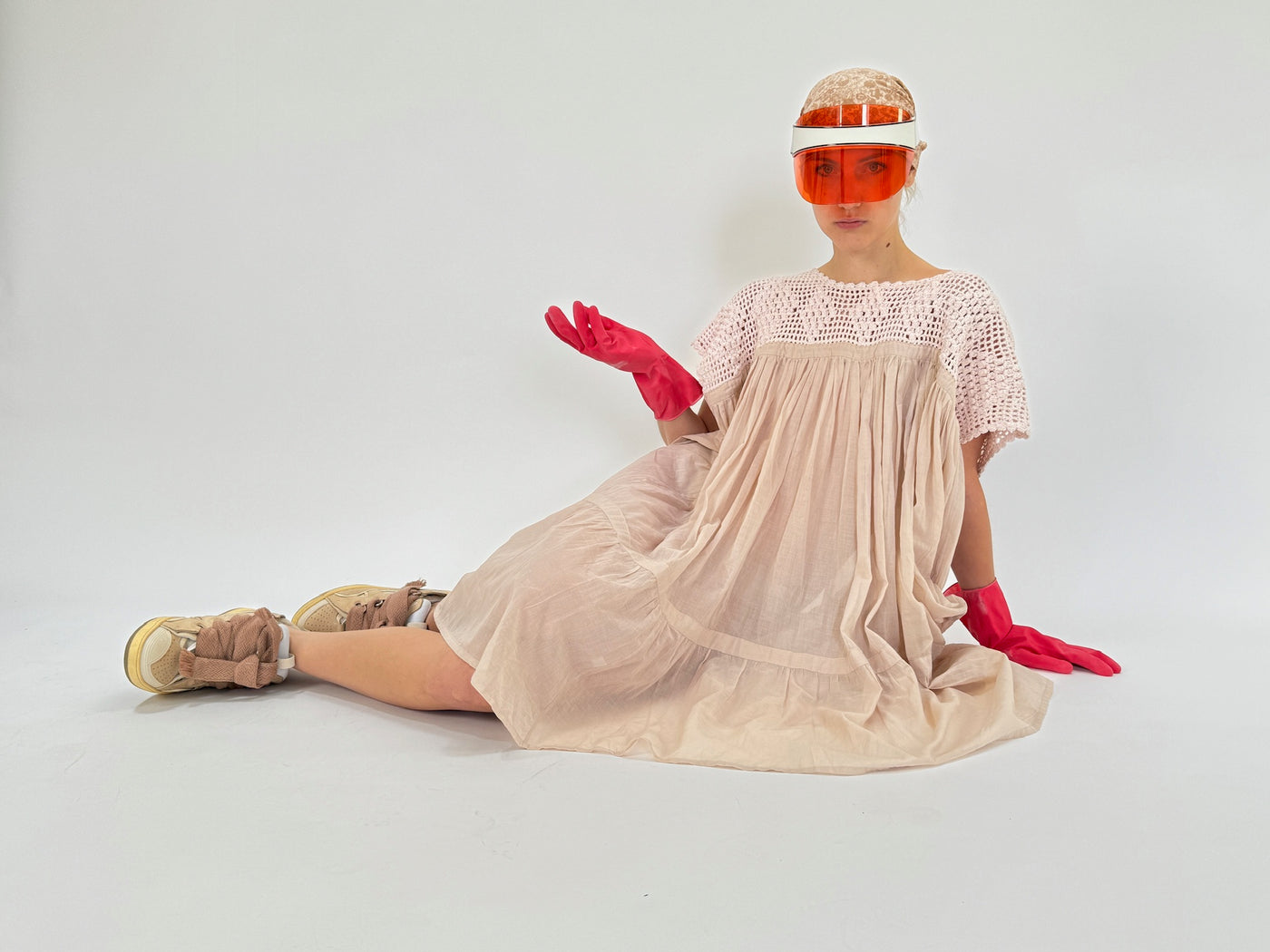 Wind Dress Short Crochet