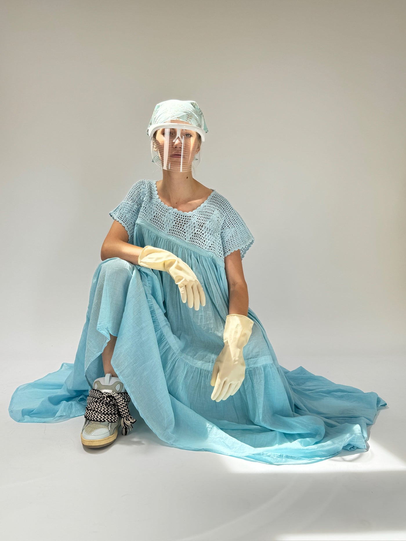 Wind Dress Long Crochet