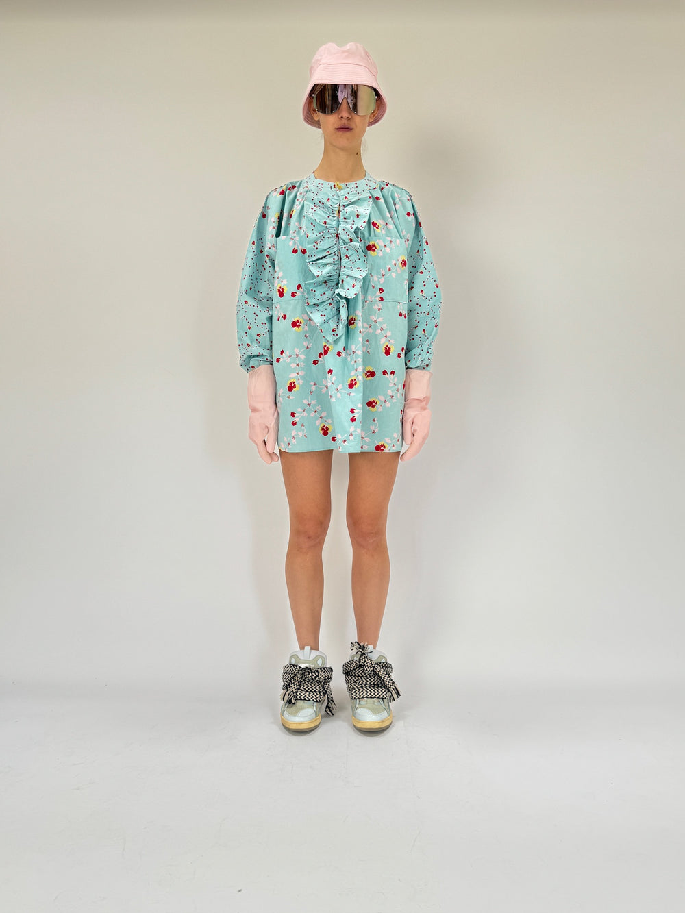 Chemise à volants