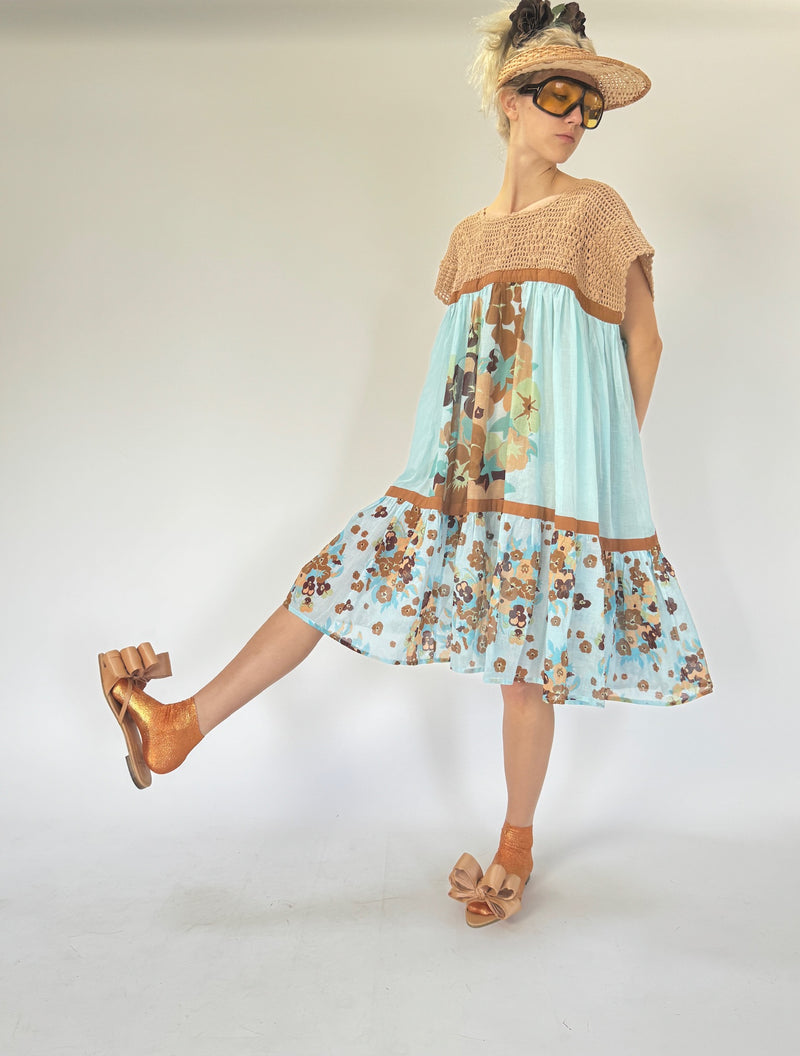 Wind Dress Short Crochet