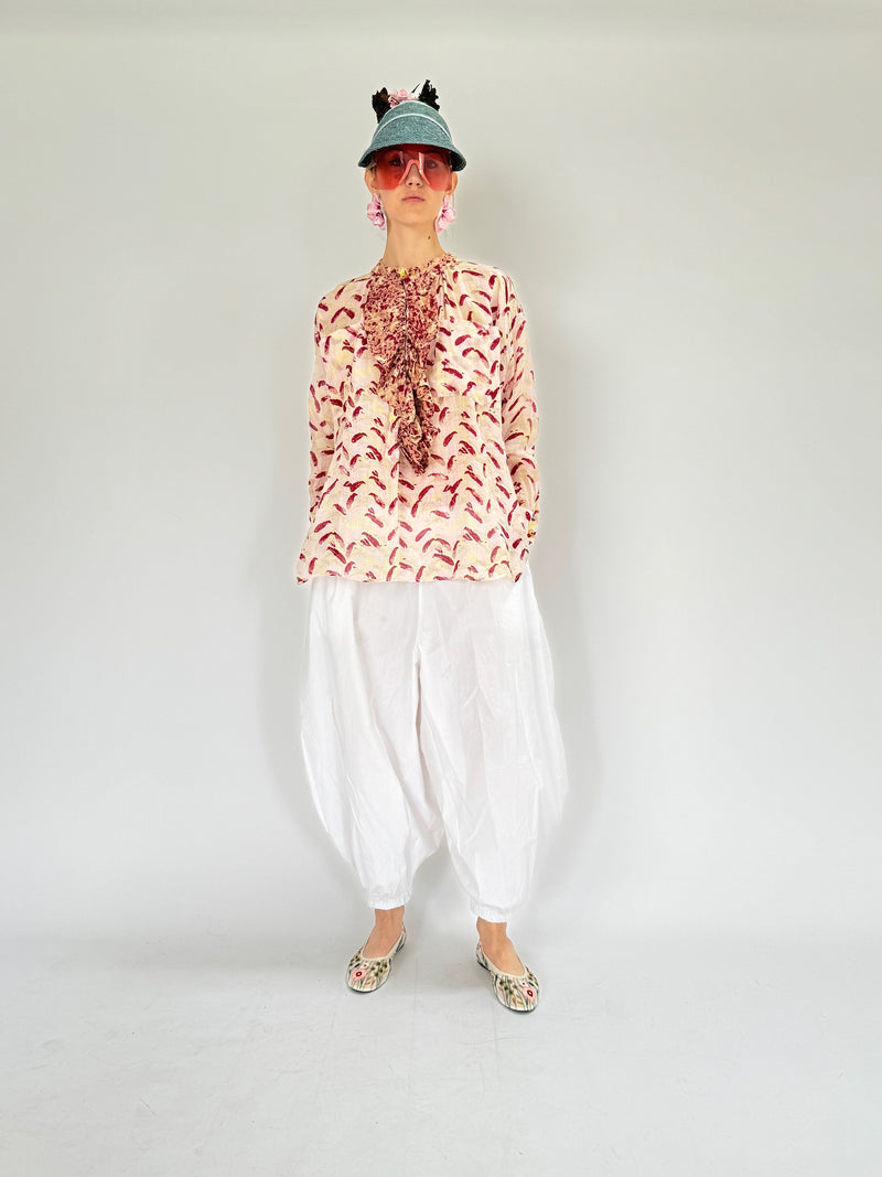 Chemise à volants