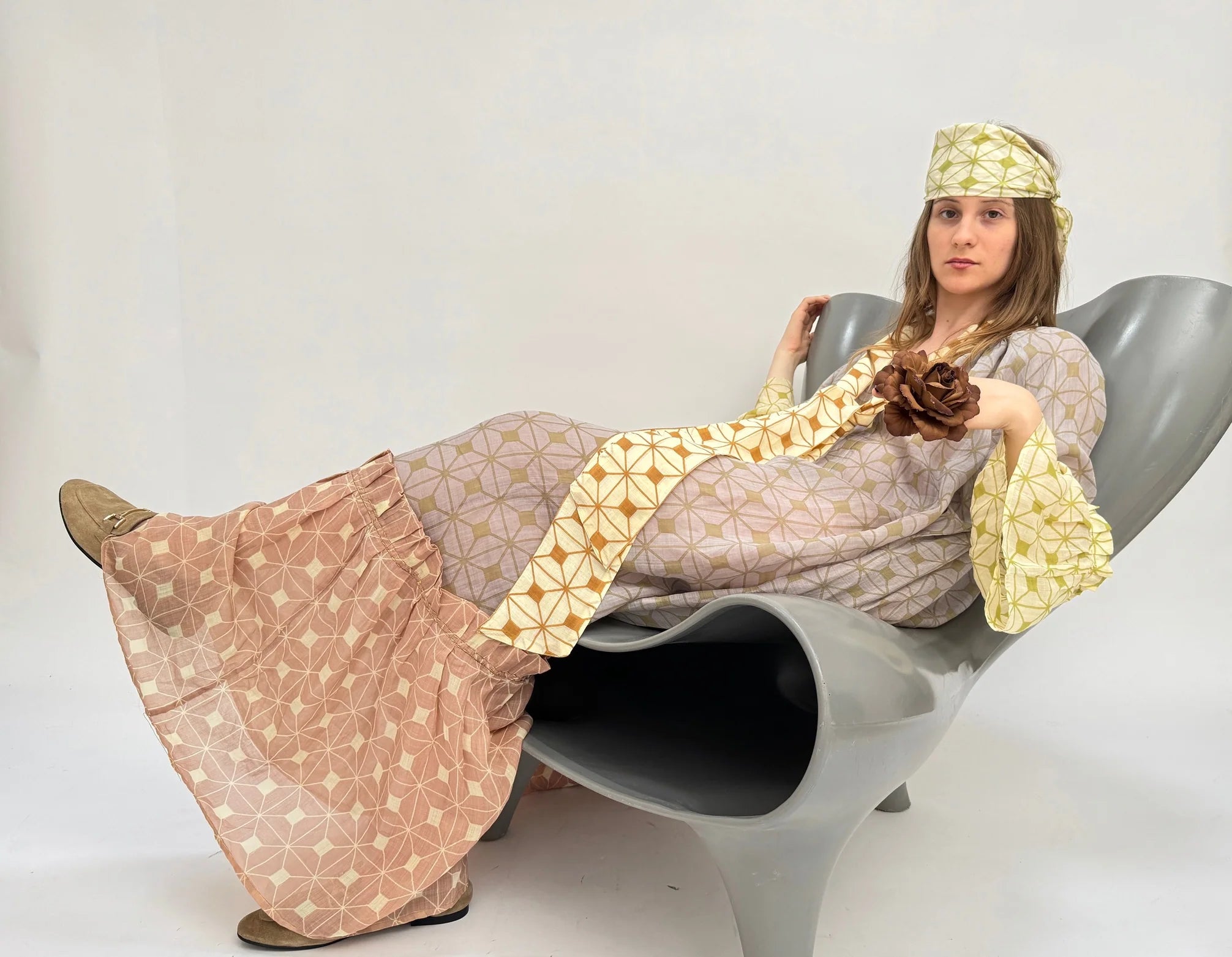 bohemian dresses brown