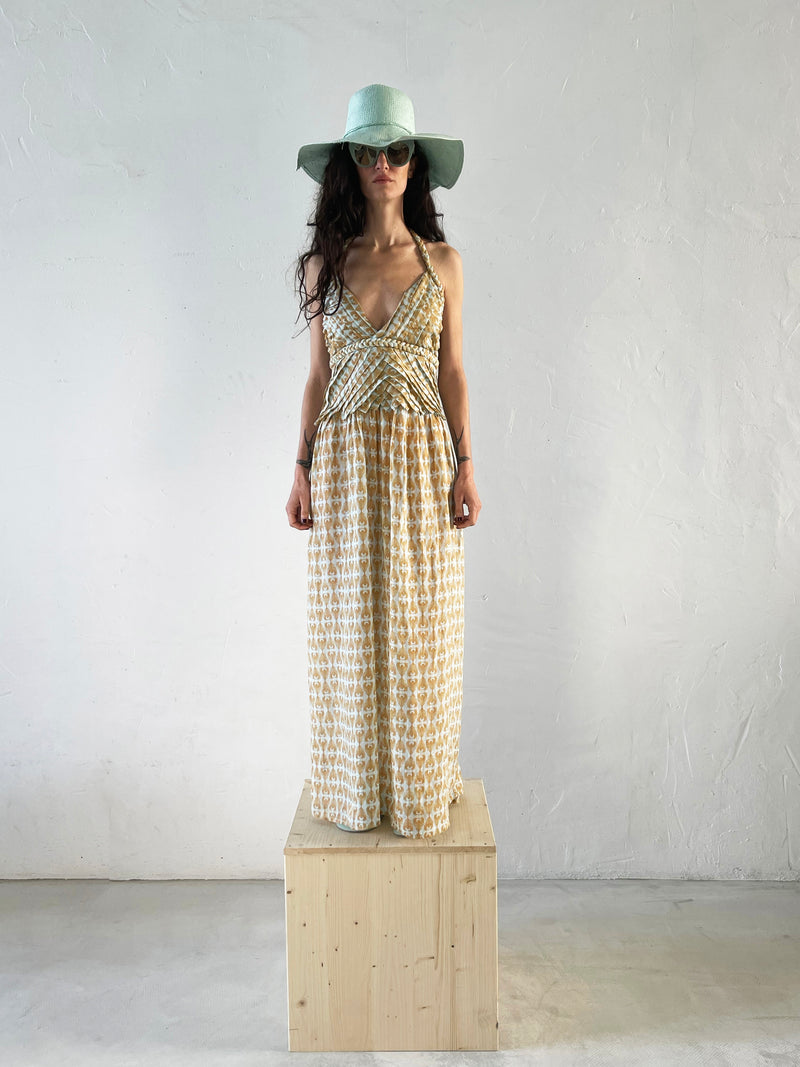 Robe dos nu tressée