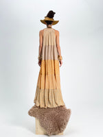 Maxi robe hippie sans manches