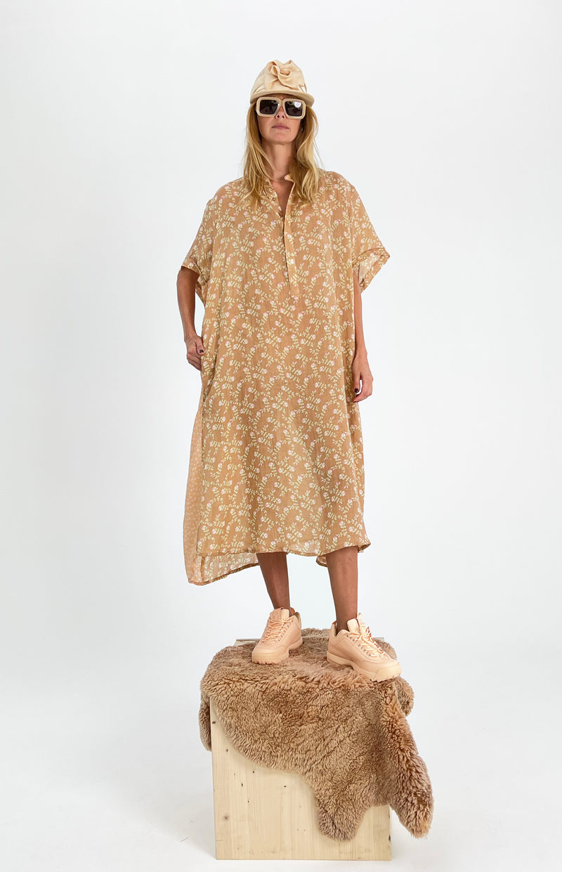 Robe chemise Nehru