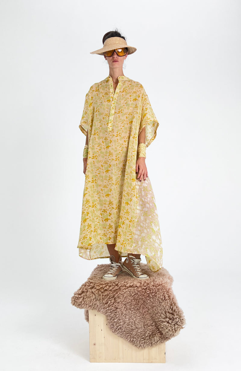 Robe chemise Nehru