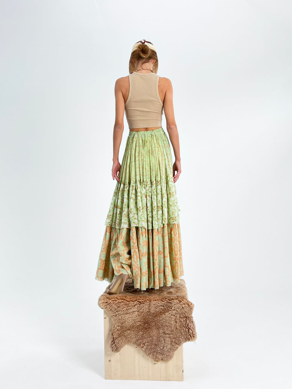 Double Maxi Skirt