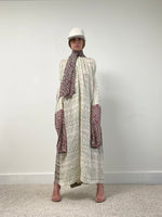 Robe longue avec noeud