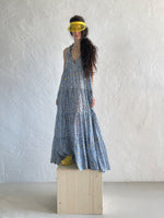 Maxi robe hippie sans manches