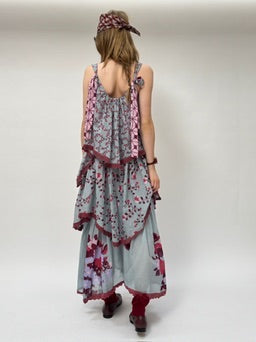 Volant Slip Dress