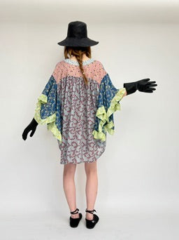 Blouse papillon à ailes de chauve-souris