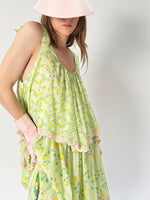 Volant Slip Dress