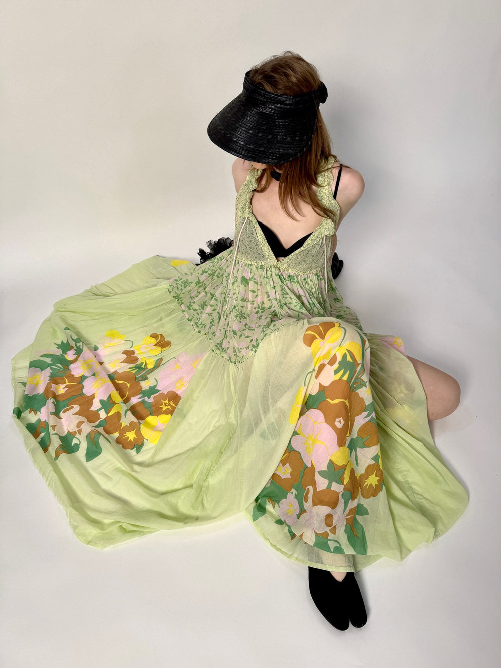 cotton voile dress sleeveless