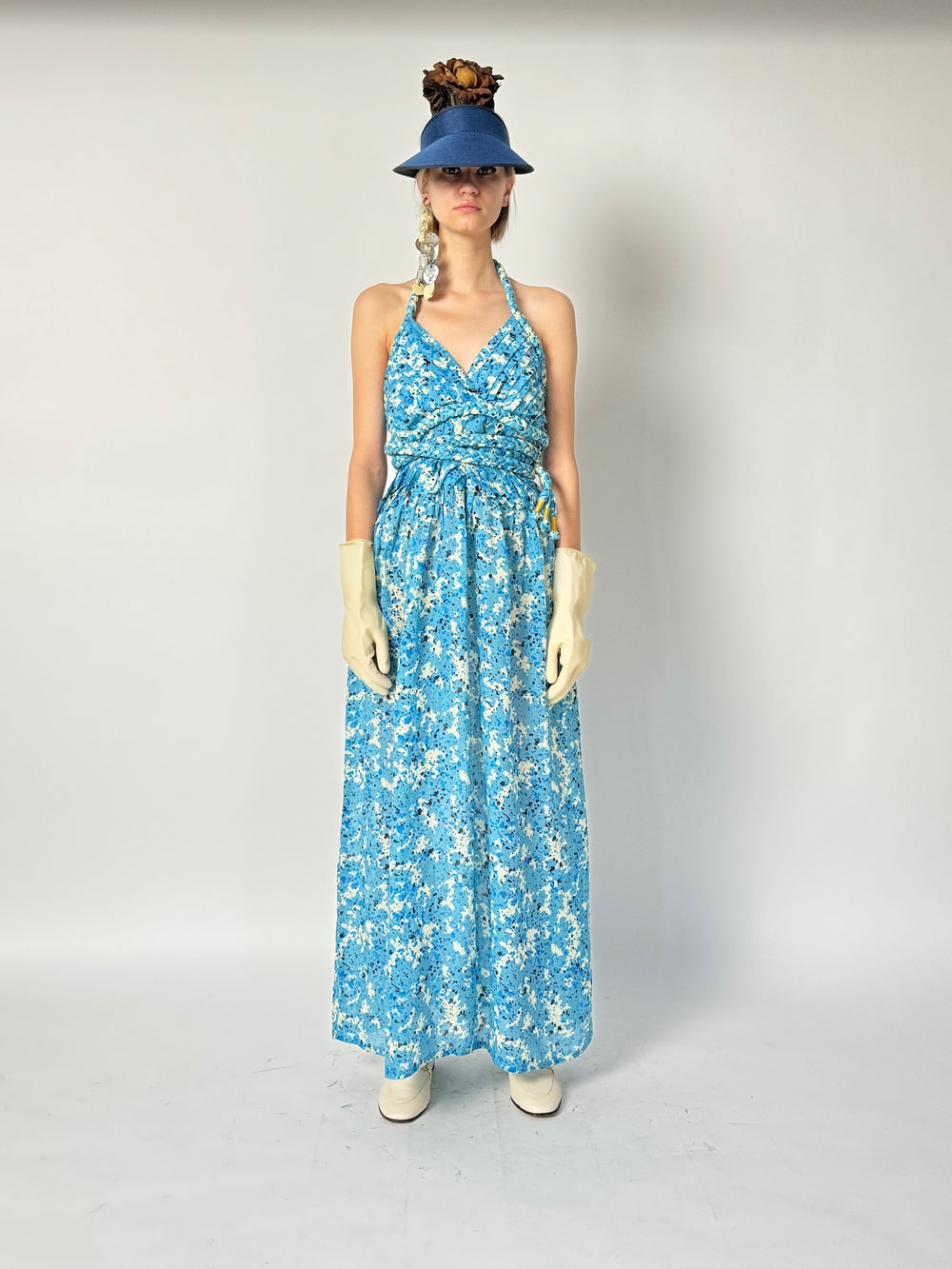 Braid Halterneck Dress