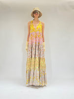 Double Maxi Robe Hippy Sans Manches