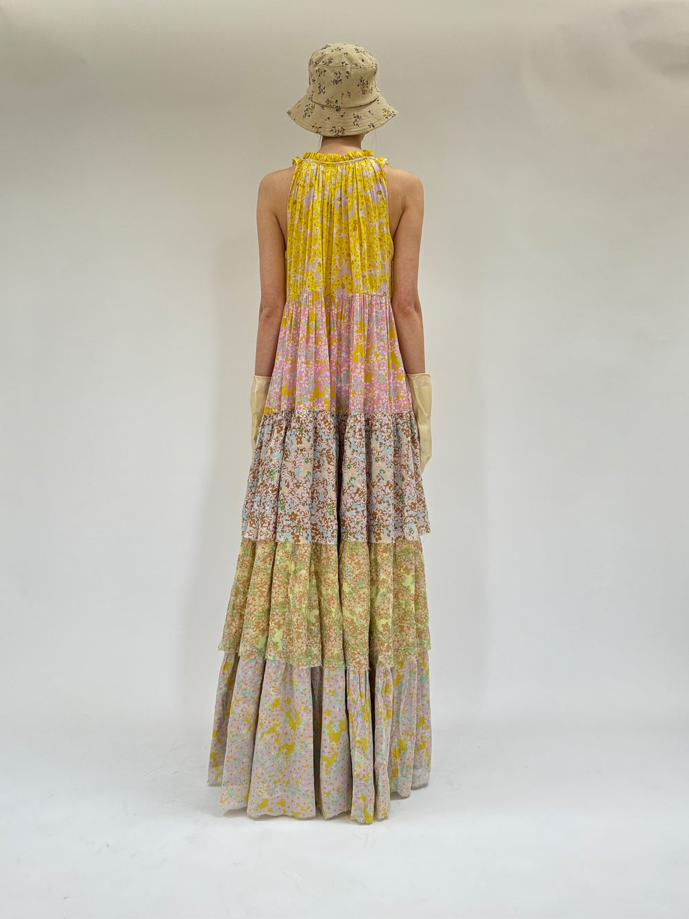 Double Maxi Robe Hippy Sans Manches