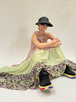 Maxi robe hippie sans manches