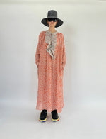 Robe longue à volants