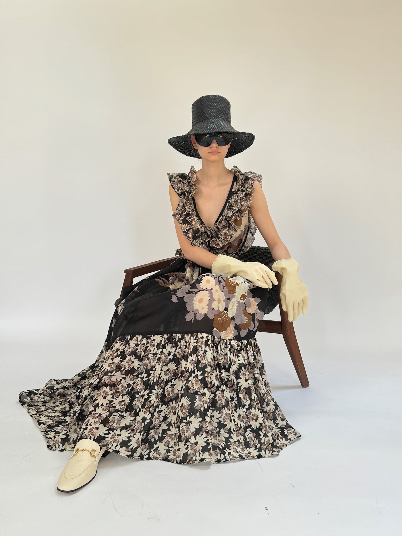 Marie Antoinette Dress in light linen YVONNE S for Women – Yvonne S OFFICIAL