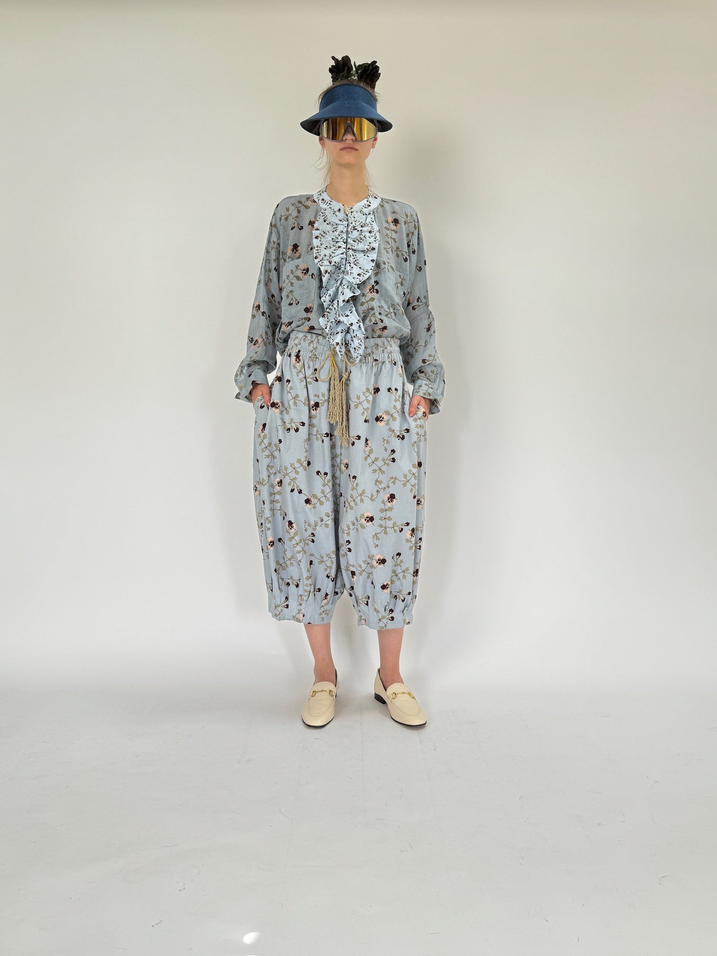 Chemise à volants