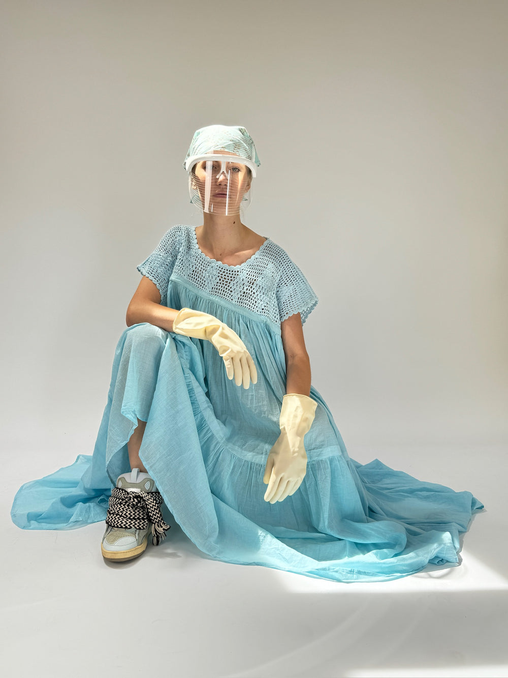 Wind Dress Long Crochet