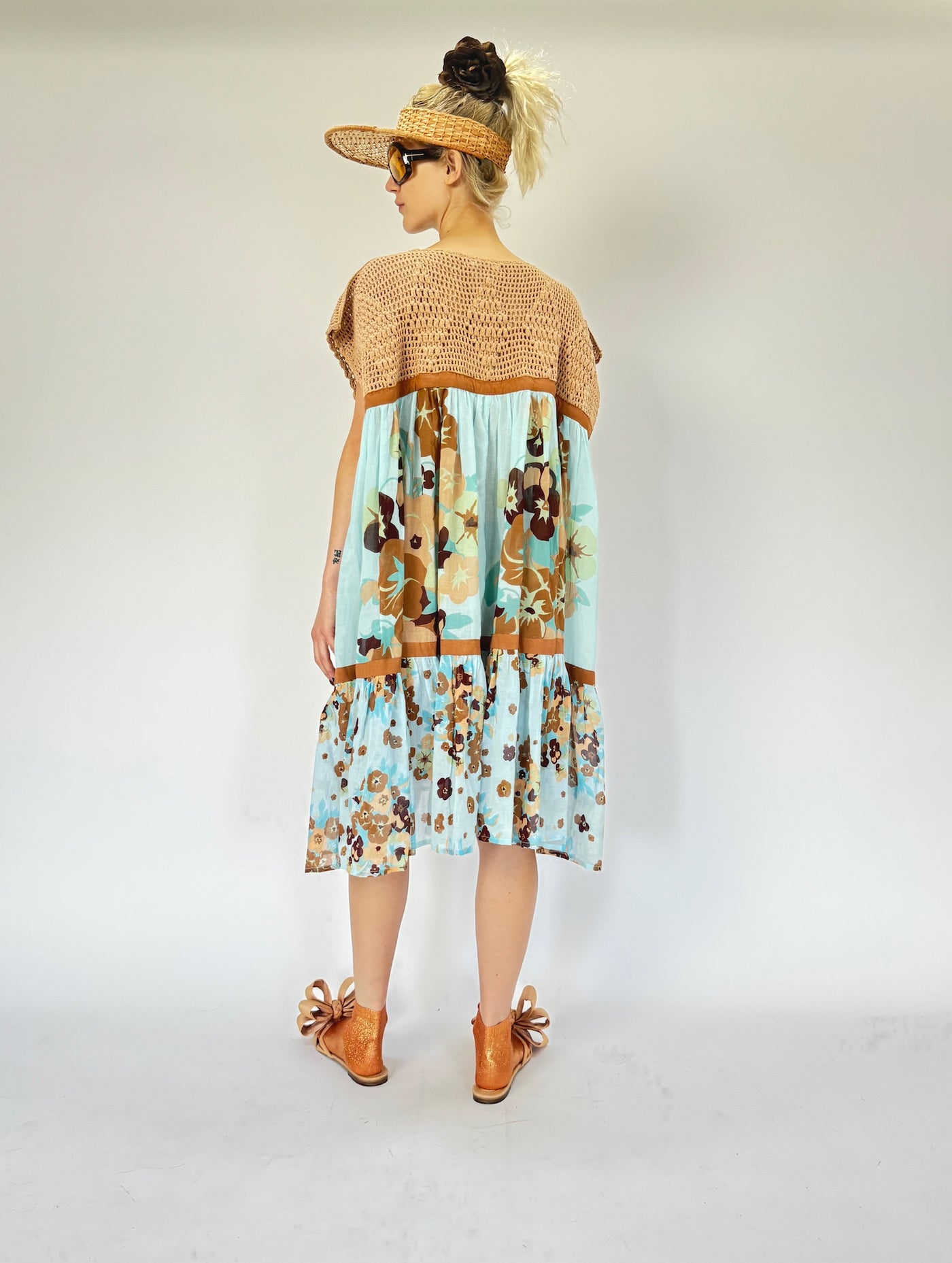 Wind Dress Short Crochet