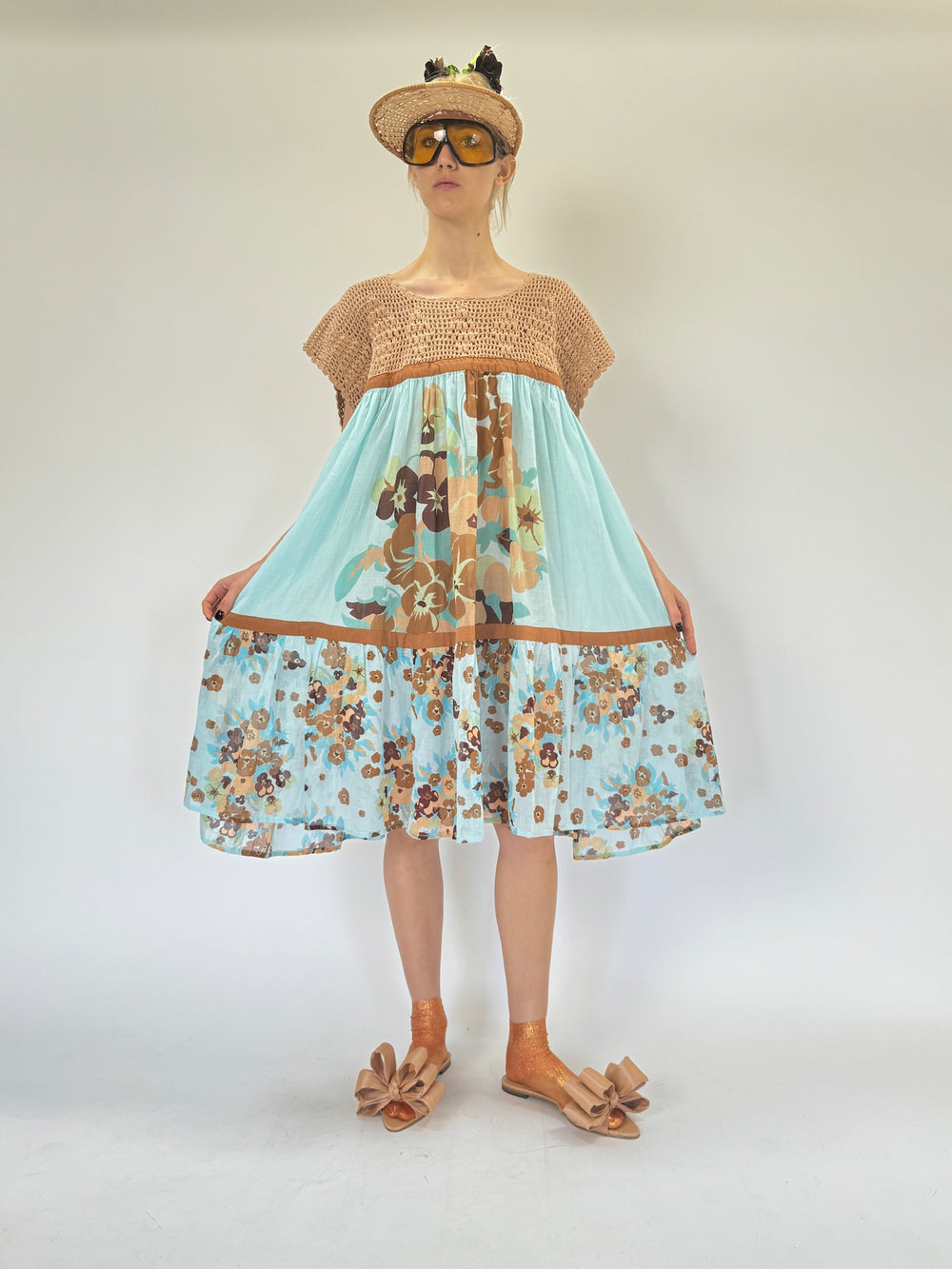 Wind Dress Short Crochet