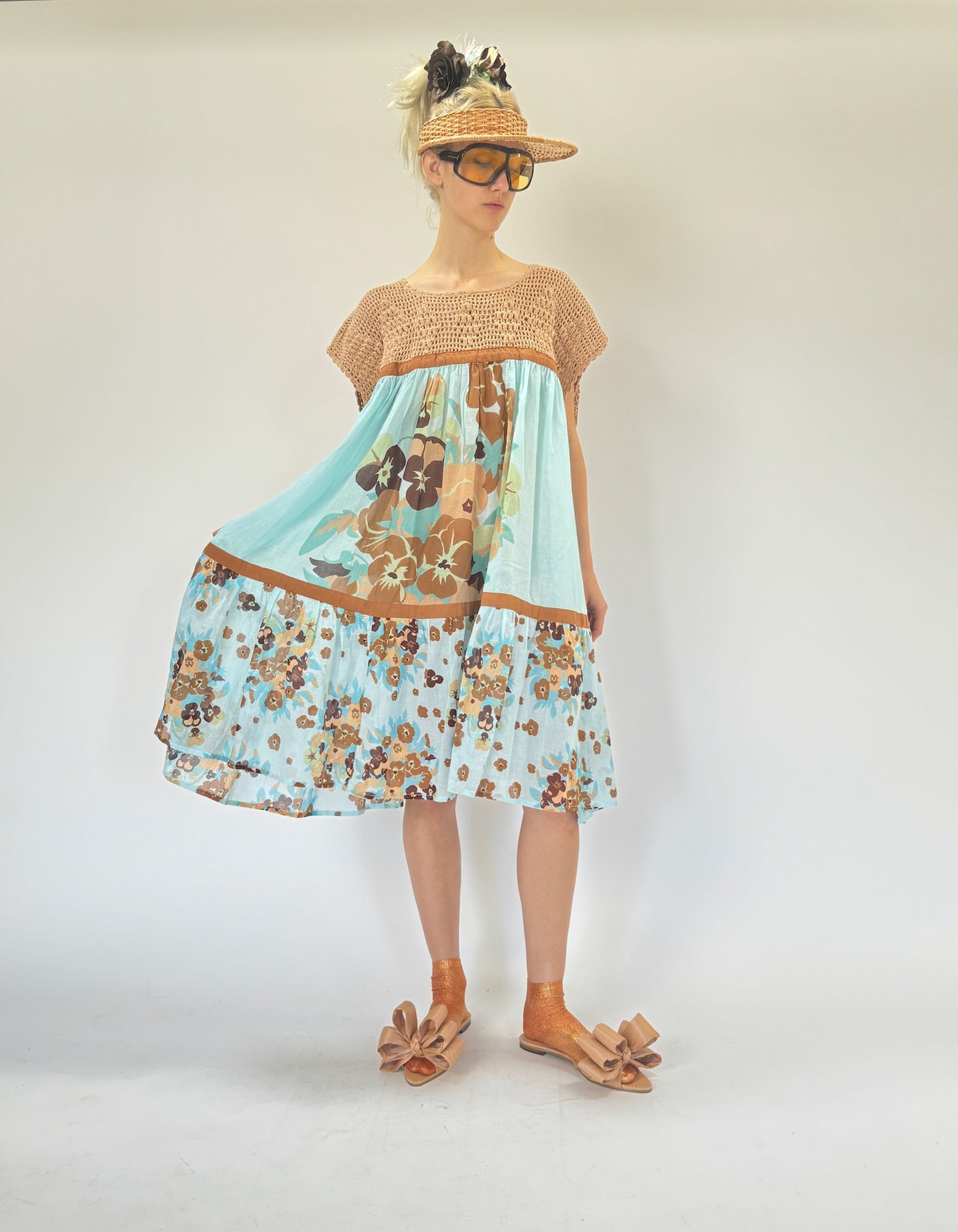 Wind Dress Short Crochet